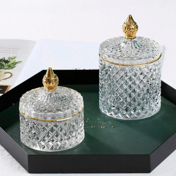 Transparent Glass Jar For Candle