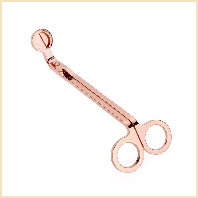 18CM Stainless Steel Candle Wick Trimmer Rose Gold