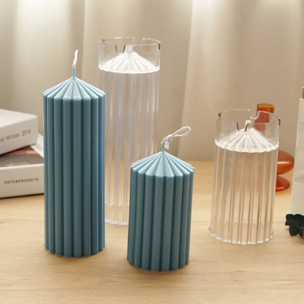 Pillar Acrylic Candle Moulds