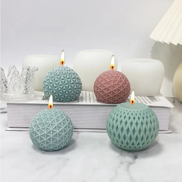 Sphere Silicone Candle Moulds