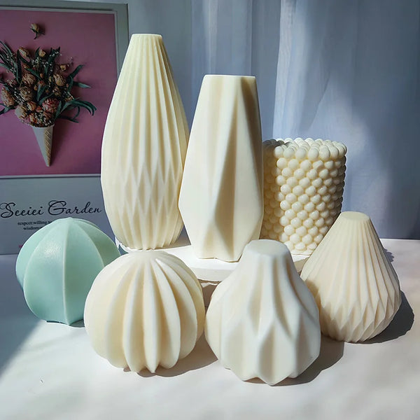 Candle Silicone Mould 4PCS