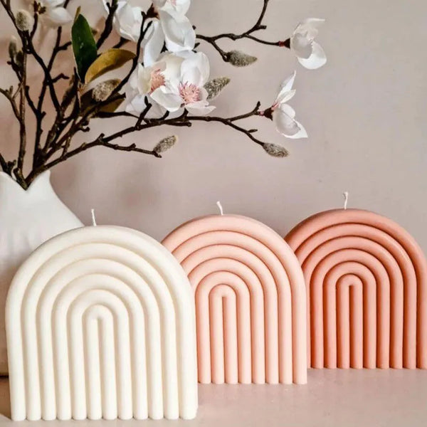 Rainbow Candle Making Silicone Mould