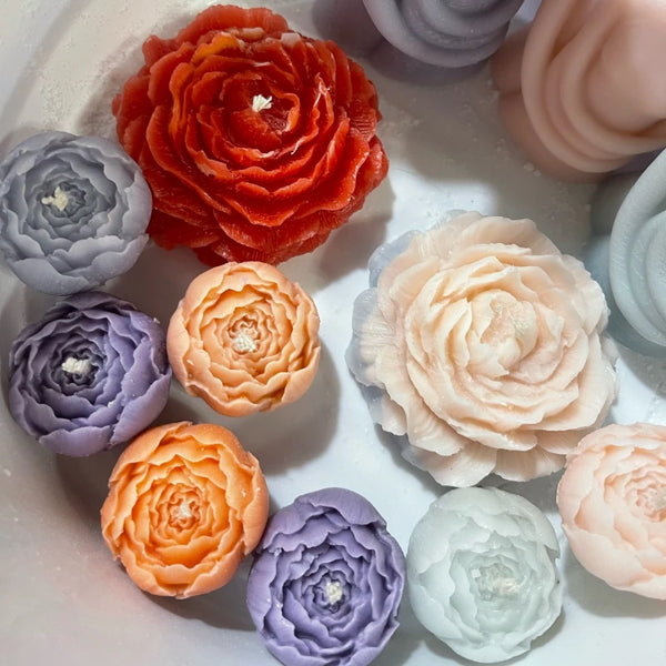 Rose Silicone Candle Mould