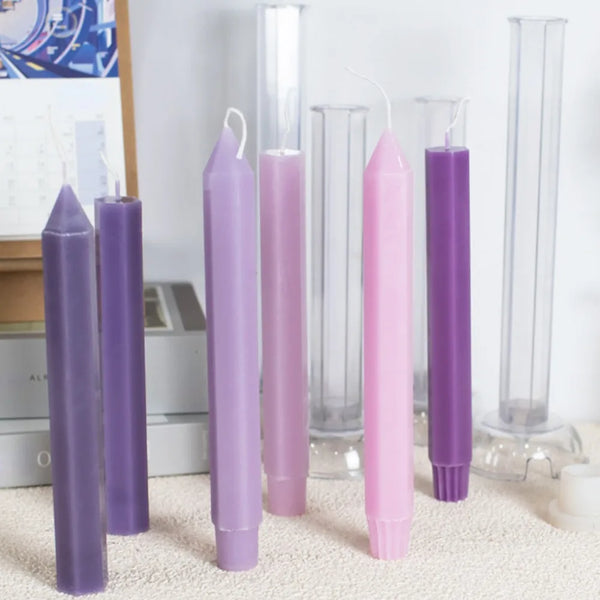 Stripe Pole Acrylic Candle Mould